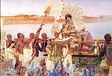 Sir Lawrence Alma-tadema Famous Paintings - The Finding of Moses